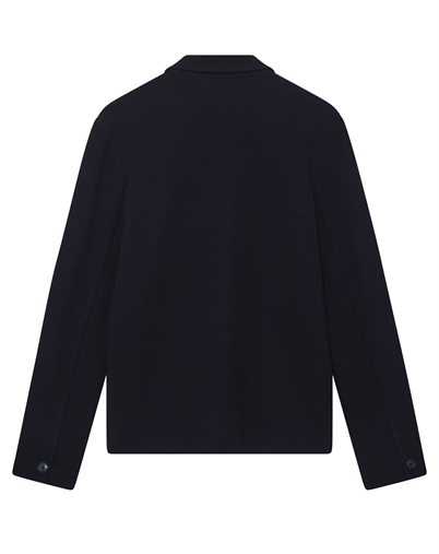 Mos Mosh Gallery - MMGAustin Overshirt Strik - Navy 